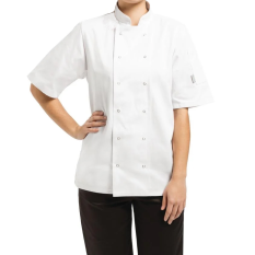 Danny Chef Jacket Unisex White Short Sleeve