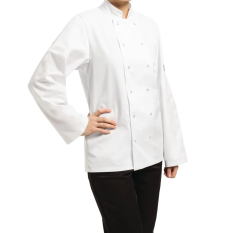 Danny Chef Jacket Unisex White Long Sleeve