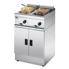 Lincat J18 Silverlink 600 Electric Free-standing Twin Tank Fryer 2 Baskets 2 x 9kW
