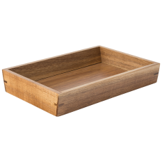 Acacia Serving Box 24 x 16cm/9.5 x 6.5" (Pack of 6)