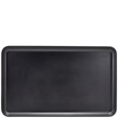 GenWare Melamine Black Jute Platter GN 1/1