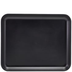 GenWare Melamine Black Jute Platter GN 1/2
