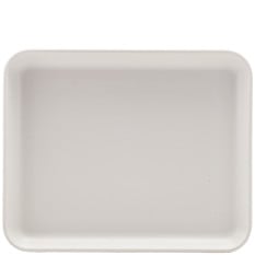 GenWare Melamine White Jute Platter GN 1/2
