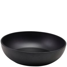 GenWare Melamine Black Jute Buffet Bowl 28 x 7.5cm