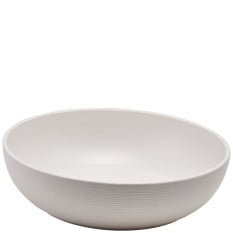 GenWare Melamine White Jute Buffet Bowl 28 x 7.5cm