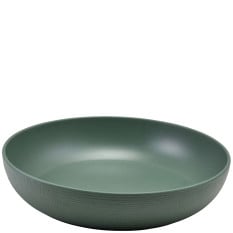 GenWare Melamine Green Jute Buffet Bowl 35 x 7.5cm