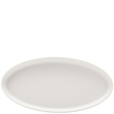 GenWare Melamine White Jute Oval Dish 47.5 x 23.8 x 3.5cm