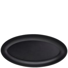 GenWare Melamine Black Jute Deep Oval Dish 55 x 27.5 x 7.5cm