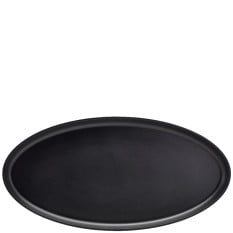 GenWare Melamine Black Jute Oval Dish 55 x 27.5 x 3.5cm