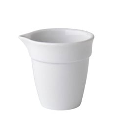 Titan White Stacking Cream Jug 2oz/6cl (Pack of 6)
