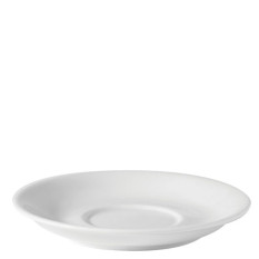 Titan White Tall Tea Cup Saucer 15cm/5.5" (Pack of 36)