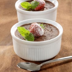 Titan White Ribbed Souffle/Pie Dish 11cm/4.5" 14oz (Pack of 6)