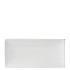 Titan White Signature Rectangular Platter 9.5 x 4.75" (Pack of 6)