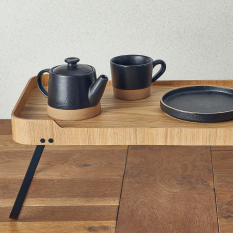 GenWare Kava Black Stoneware Teapot 480ml/16.8oz (Pack of 6)
