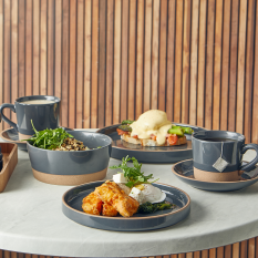 GenWare Kava Dark Grey Stoneware Ramekin 75ml/2.5oz (Pack of 12)