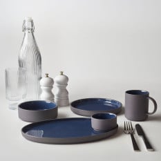 Kava Porcelain Blue Mug 270ml/9oz (Pack of 6)