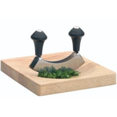 KitchenCraft Stainless Steel Hachoir Set with Hachoir & Board