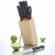 KitchenCraft Six Piece Knife Set With Wooden Storage Block