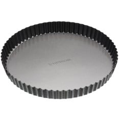 MasterClass Non-Stick Fluted Loose Base Quiche Tin 28cm/11"