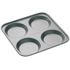 MasterClass Non-Stick Four Hole Yorkshire Pudding Pan 24cm/9.4"