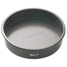 MasterClass Non-Stick Loose Base Sandwich Pan Round 18cm/7"
