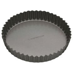 MasterClass Non-Stick Fluted Loose Base Quiche Tin 23cm/9"