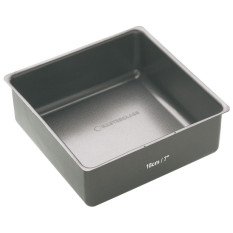 MasterClass Non-Stick Loose Base Cake Pan Square 18cm/7"