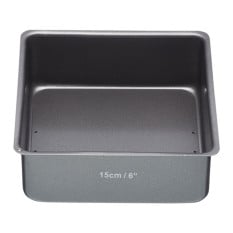 MasterClass Non-Stick Loose Base Cake Pan Square 15cm/6"