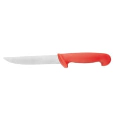 Red Colour Coded Boning Knife 15cm