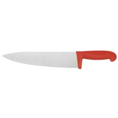 Red Colour Coded Chefs Knife 24cm