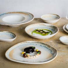 Bonna Knidos Gourmet Flat Plate 25cm/9.8" (Pack of 12)