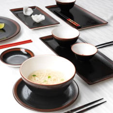 Steelite Koto Rectangular Platter Four 37 x 16.5cm (Pack of 6)