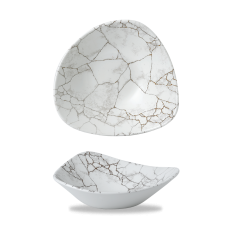 Churchill Studio Prints Kintsugi Grey Lotus Bowl 9 Inch (Pack of 12)