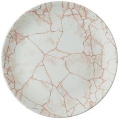 Churchill Studio Prints Kintsugi Coral Evolve Coupe Plate 26cm/10.25" (Pack of 12)