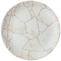 Churchill Studio Prints Kintsugi Coral Evolve Coupe Plate 16.5cm/8.67" (Pack of 12)