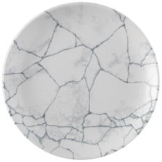 Churchill Studio Prints Kintsugi Pearl Grey Evolve Coupe Plate 26cm/10.25" (Pack of 12)
