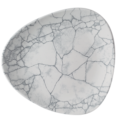 Churchill Studio Prints Kintsugi Pearl Grey Lotus Plate 26.5cm/10" (Pack of 12)