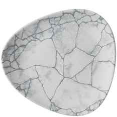 Churchill Studio Prints Kintsugi Pearl Grey Lotus Plate 19.2cm/7" (Pack of 12)