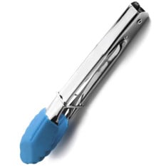 Lacor Blue Silicone Tongs 18cm