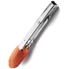 Lacor Orange Silicone Tongs 18cm