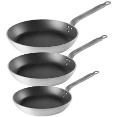Lacor Triple Layer Plus 3 Piece Aluminium Non Stick Induction Frying Pan Set