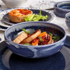 Steelite Aurora Vesuvius Lapis Bowl 17.5cm/7" 980ml/34.5oz (Pack of 12)