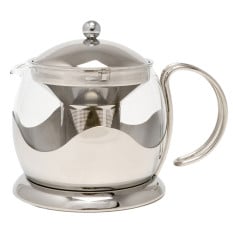 La Cafetière Izmir Steel Glass Infuser Teapot 1Litre/35oz