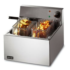 Lincat LFF Lynx 400 Electric Countertop Fish Fryer Single Tank 2 Baskets 360mm 3.0 kW