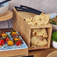 GenWare Hevea Wood Bread Box GN 1/3
