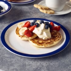 GenWare Melamine Blue Band Plate 22.5cm/9" (Pack of 12)