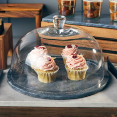 Glass Cake Stand Cover 29.8 x 19cm