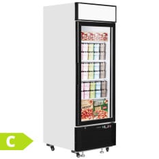 Interlevin Glass Door Display Freezer 496 Litre