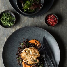 Murra Ash Walled Plate Plate 17.5cm/7" (Pack of 6)
