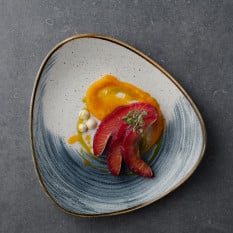 Churchill Stonecast Accents Blueberry Lotus Plate 22.9cm/9" (Pack of 12)